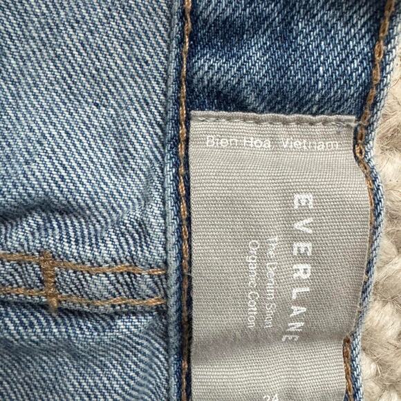 High waisted blue denim shorts denimshorts - Picture 3 of 3